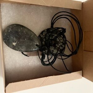 J. Jill Black and Gray Necklace